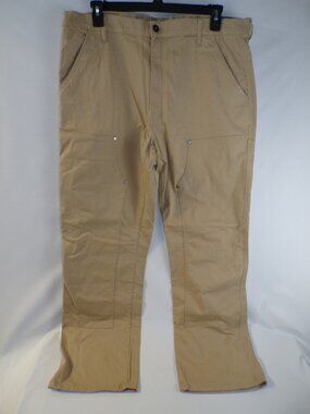 Michael Kors Men's Khaki Painter Cargo Pants Size 38x32 Straight Flat Front NWT